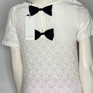 NWT See U Soon Lace with Bowtie Back Sz Medium